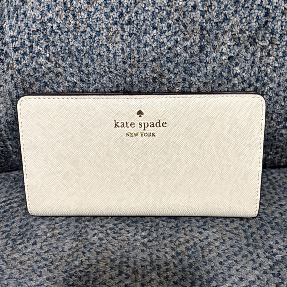 Kate Spade Ivory Textured Wallet